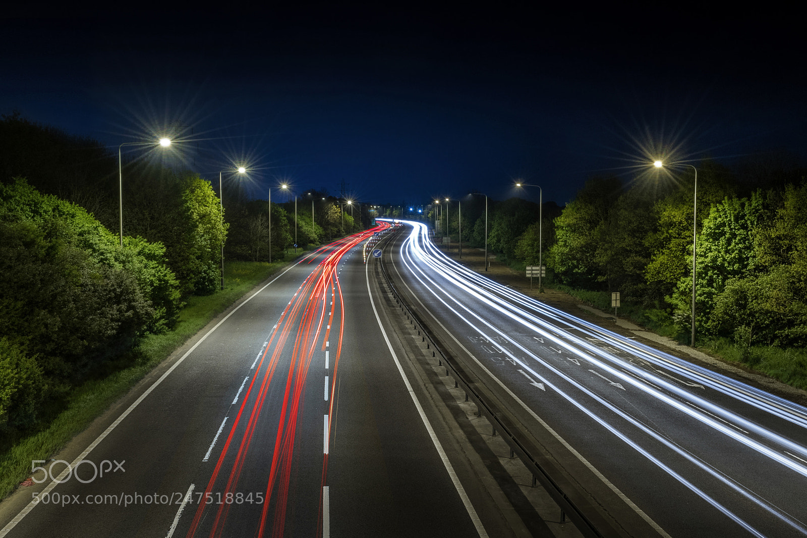 Nikon D5500 sample photo. Light trails on the photography
