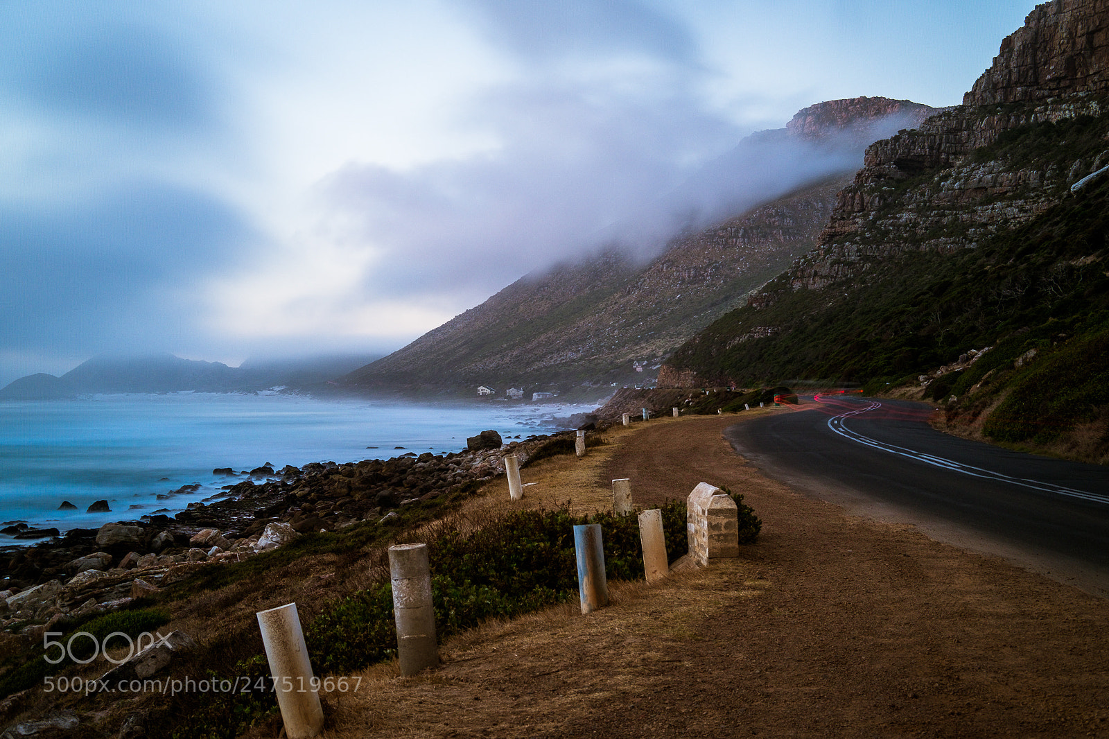 Fujifilm X-T1 sample photo. Misty cliffs photography