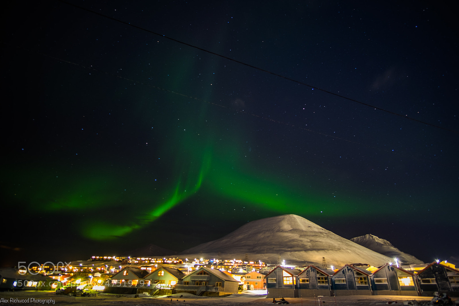 Fujifilm X-T1 sample photo. Northern lights of svalbard photography