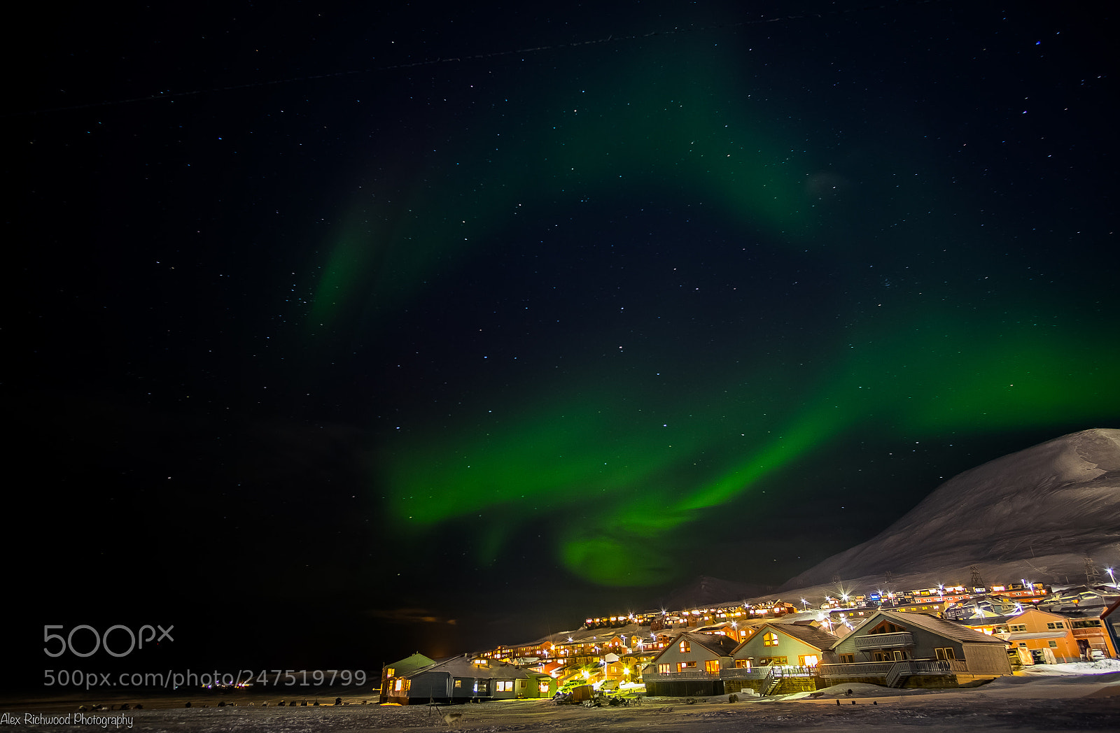 Fujifilm X-T1 sample photo. Northern lights of svalbard photography