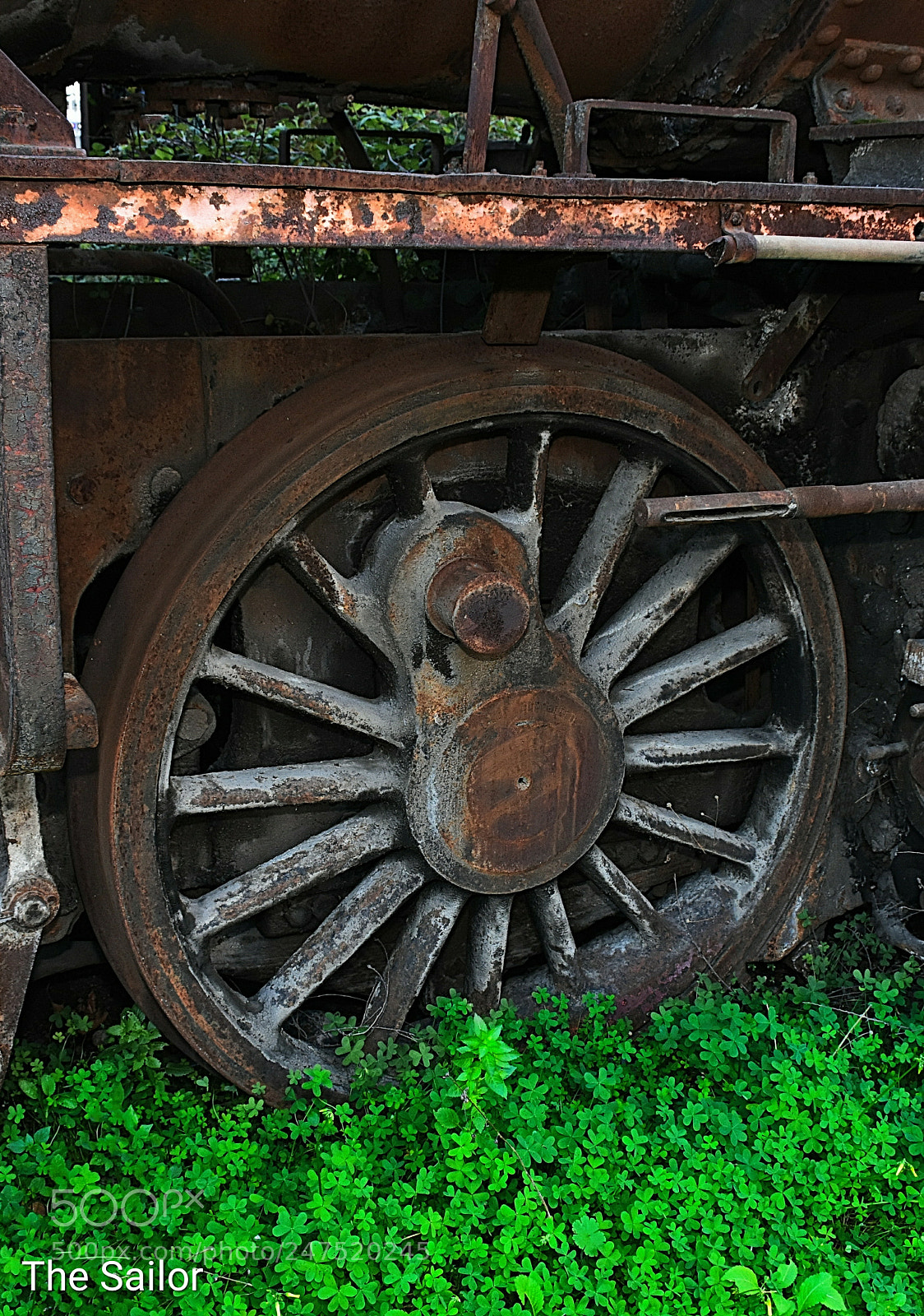 Nikon D7200 sample photo. The train wheel photography