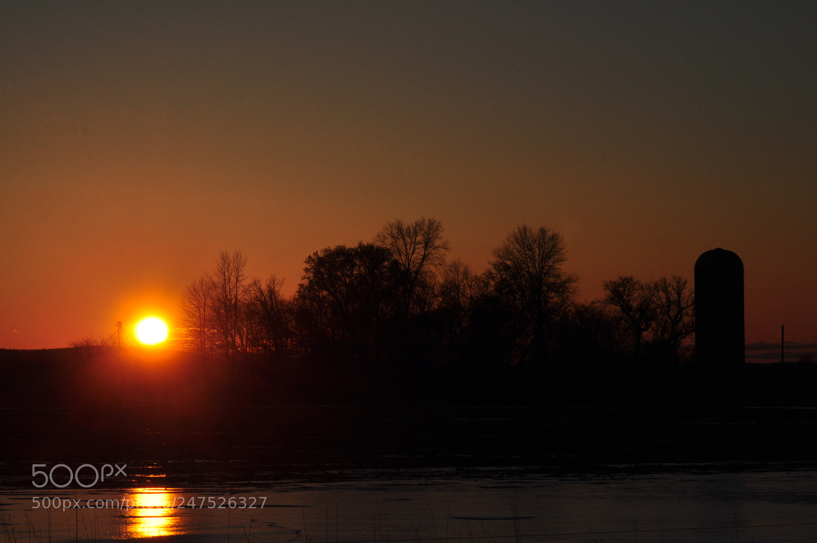 Nikon D5000 sample photo. Country sunset photography