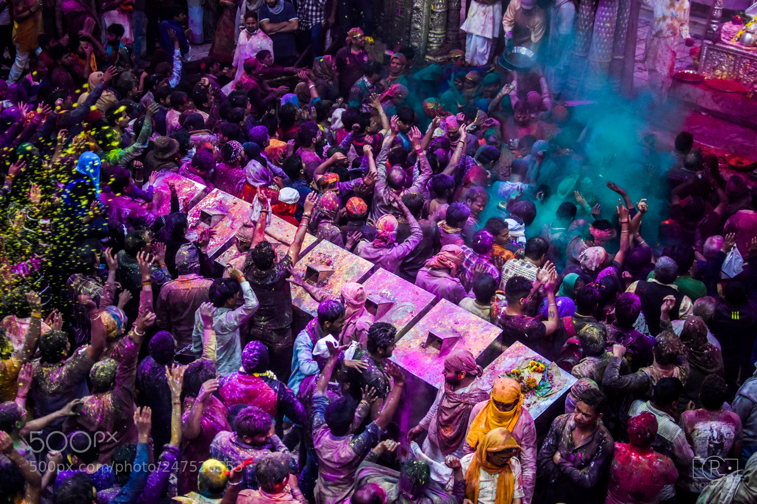 Nikon D7200 sample photo. Holi festival of colors photography