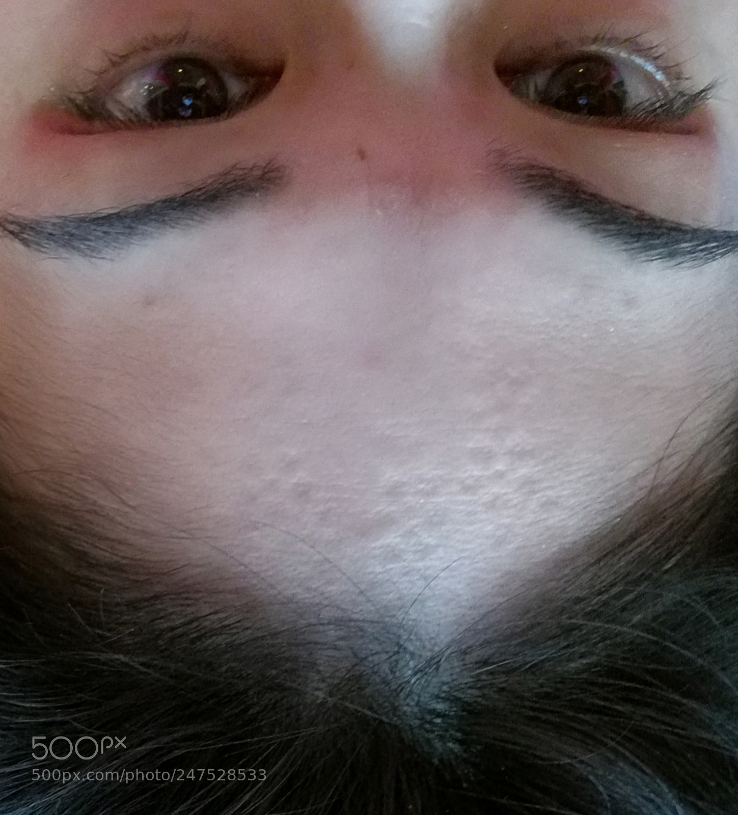 HUAWEI Mate 9 sample photo. Flower inprint on forehead photography