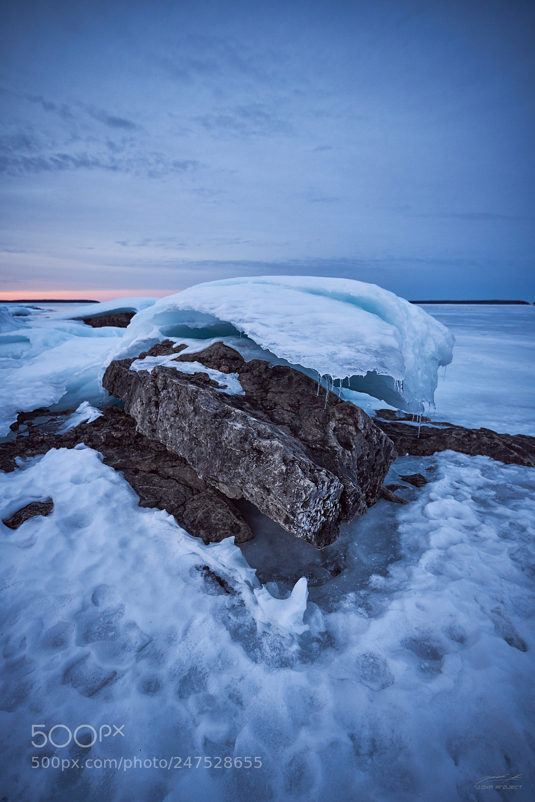 Sony a7R II sample photo. Ice wave photography