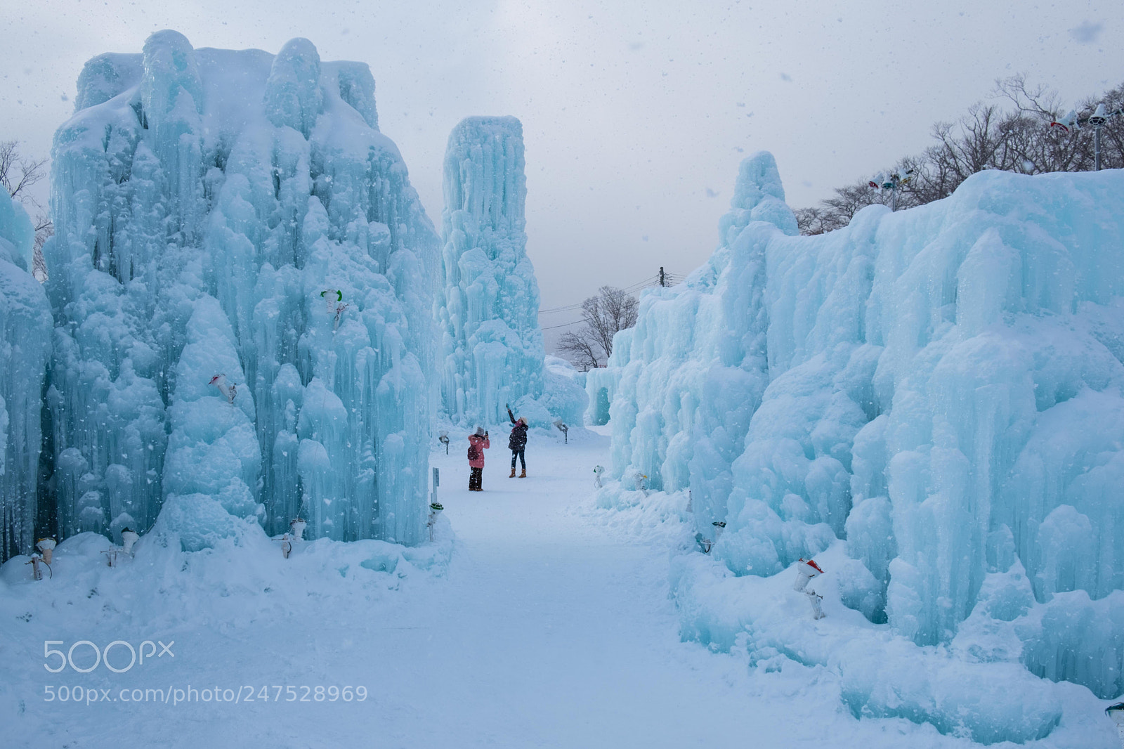 Fujifilm X-T20 sample photo. Lake shikotsu ice festival photography