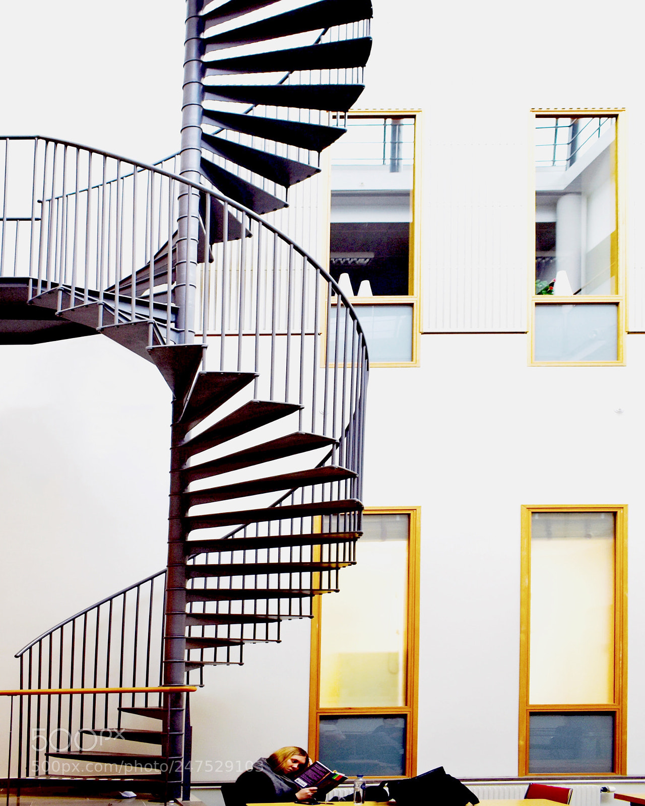 Nikon D3400 sample photo. Sitting under a staircase photography