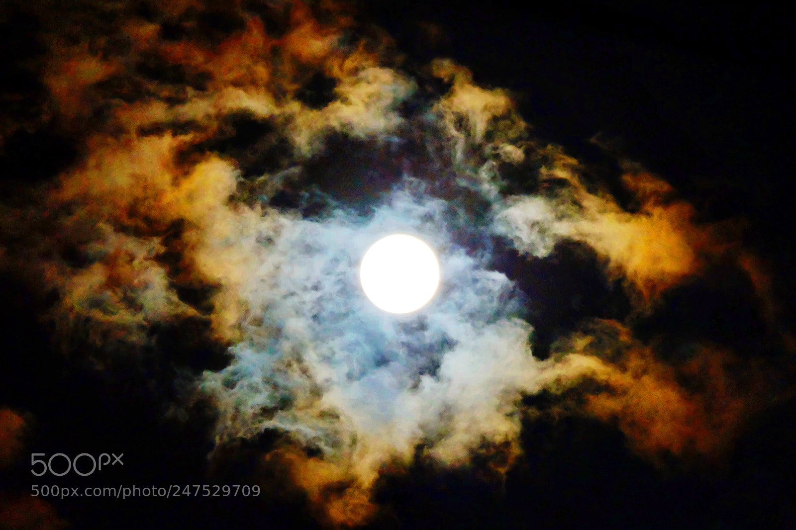 Fujifilm X-A1 sample photo. Full moon light in photography