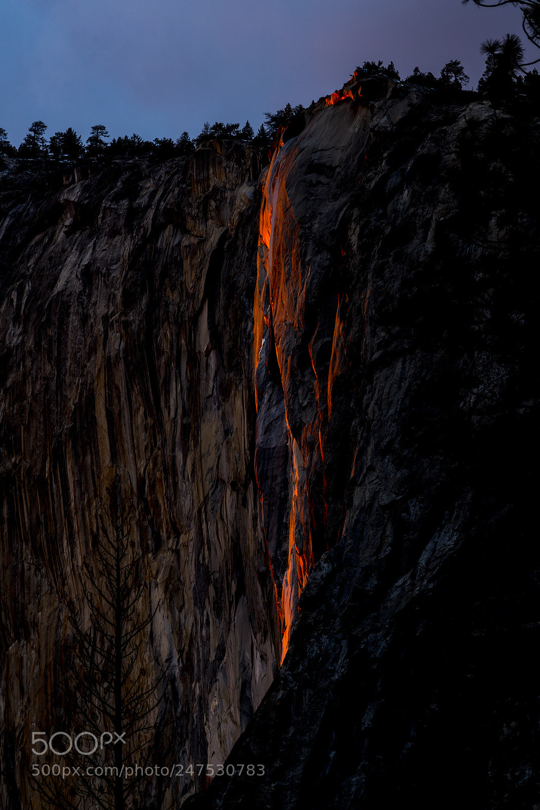 Nikon D850 sample photo. 2018 firefall in yosemite photography