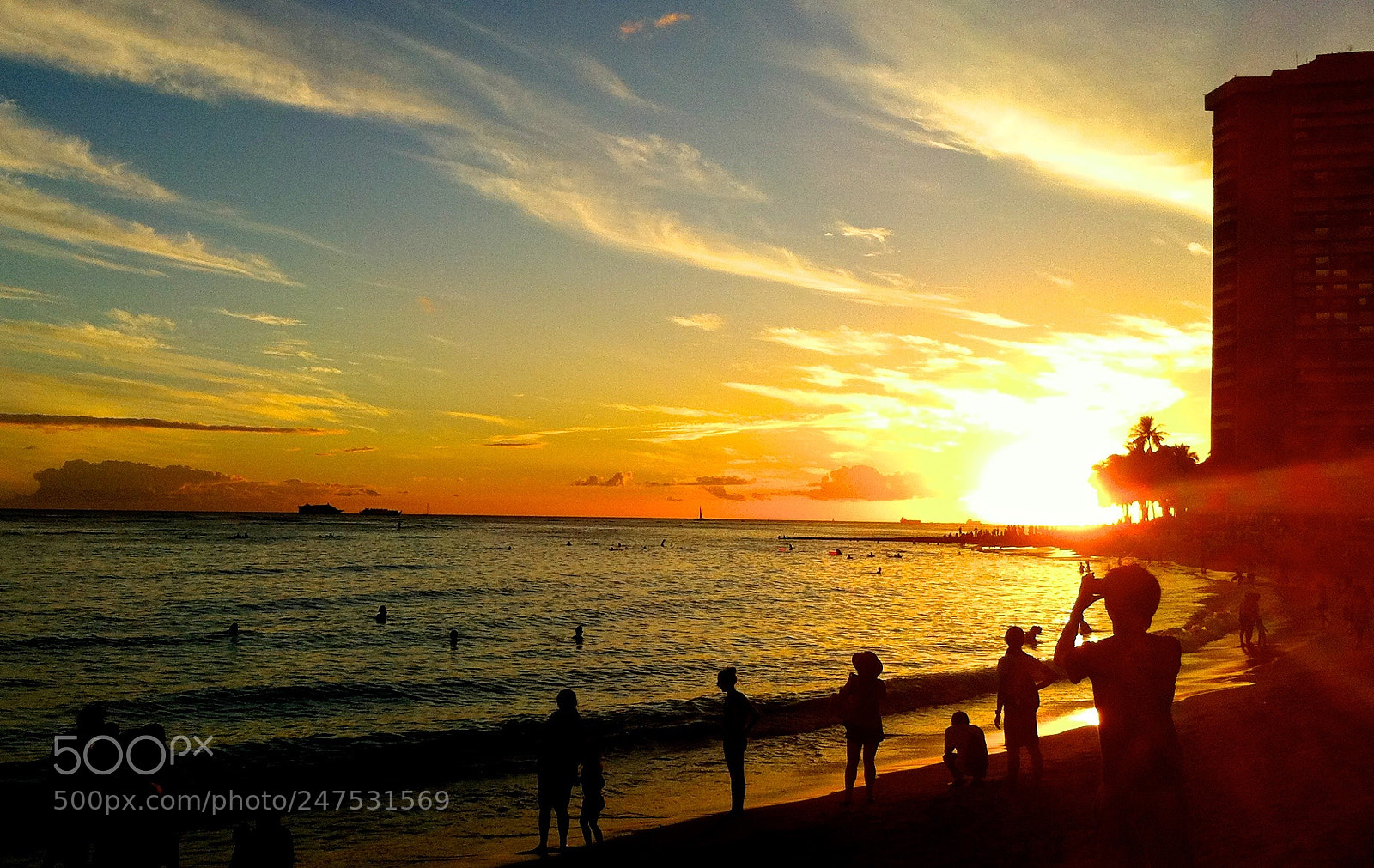 Apple iPhone 4 sample photo. Sunset photography