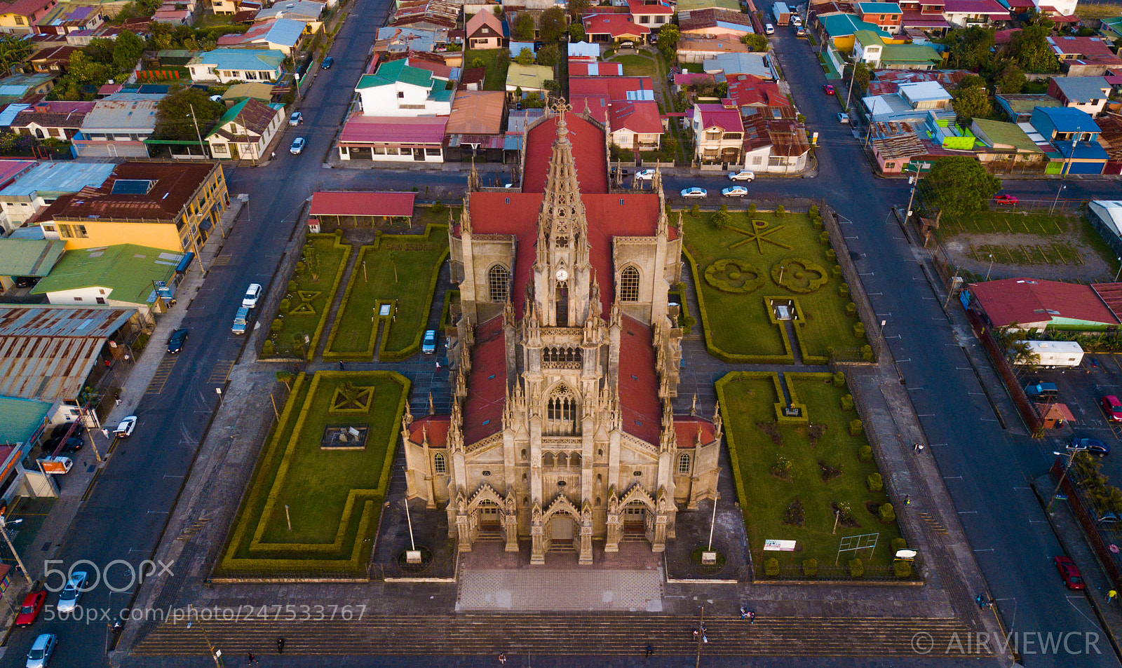 DJI FC220 sample photo. Iglesia coronado photography