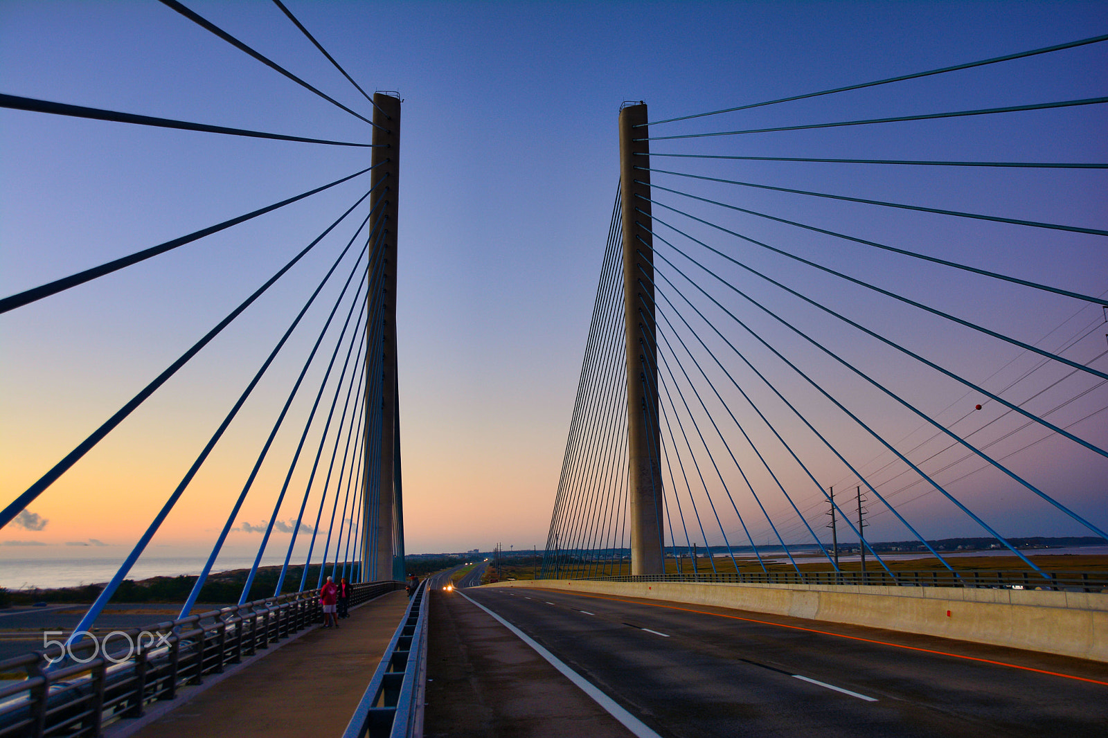 Nikon D7100 sample photo. Sunrise indian river bridge photography