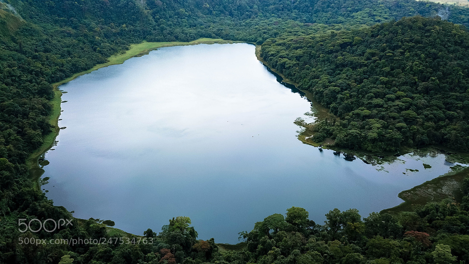 DJI FC220 sample photo. Laguna de hule photography