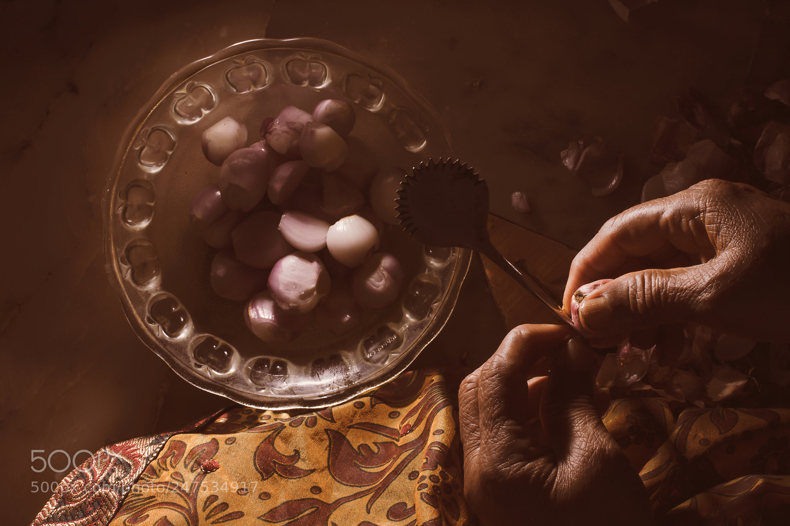 Nikon D5200 sample photo. Peeling onions photography