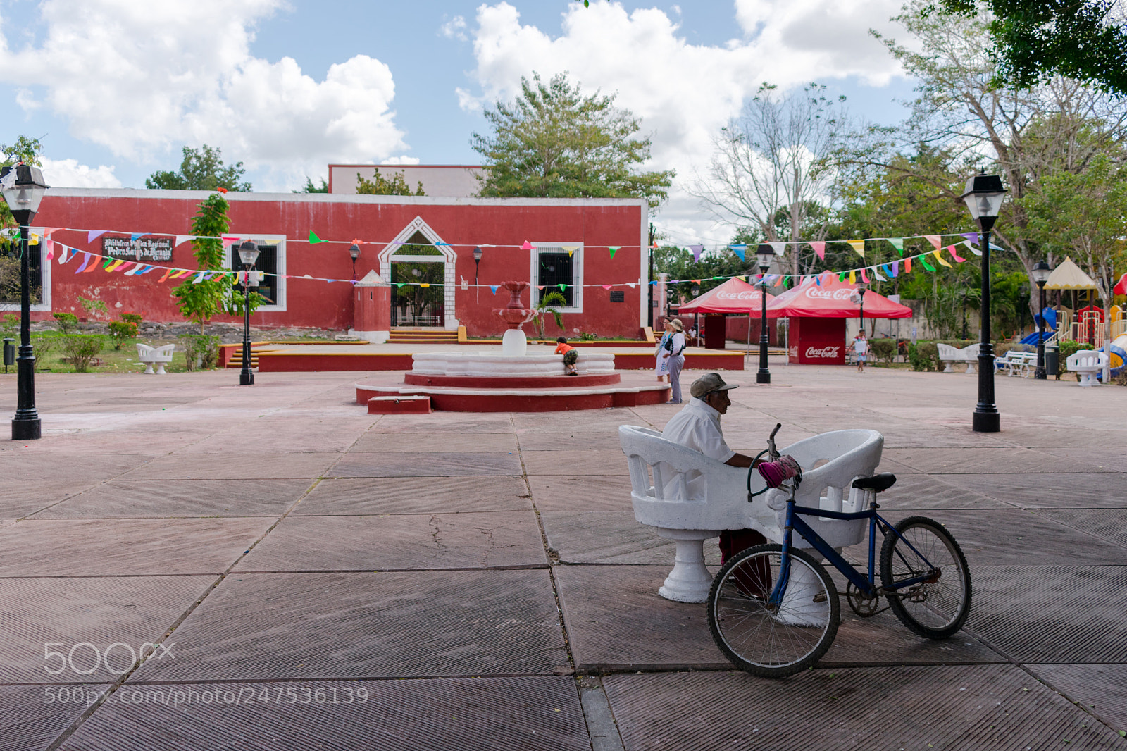 Nikon D3400 sample photo. Old man with bike photography