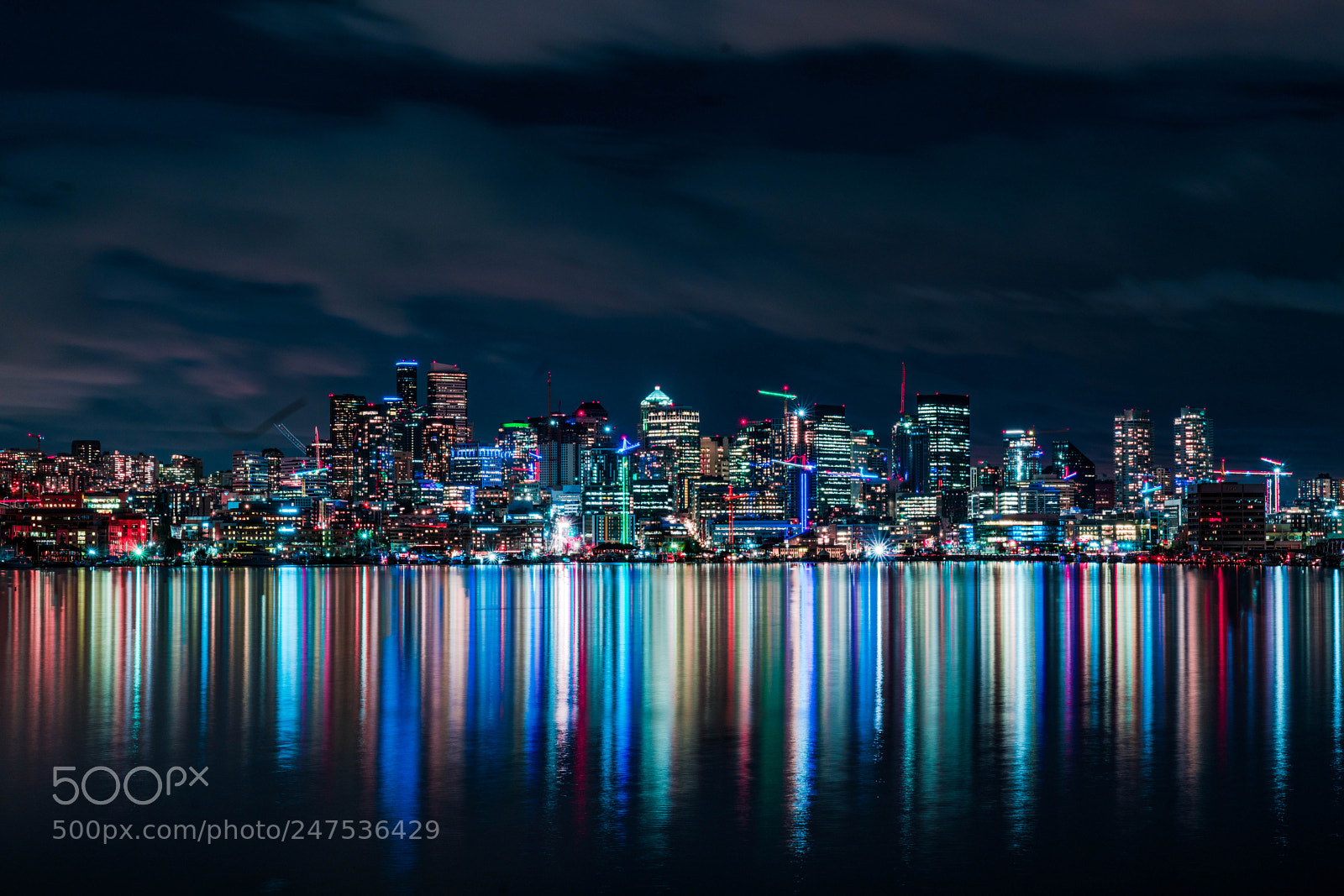Sony a7R II sample photo. Seattle skyline from gas photography