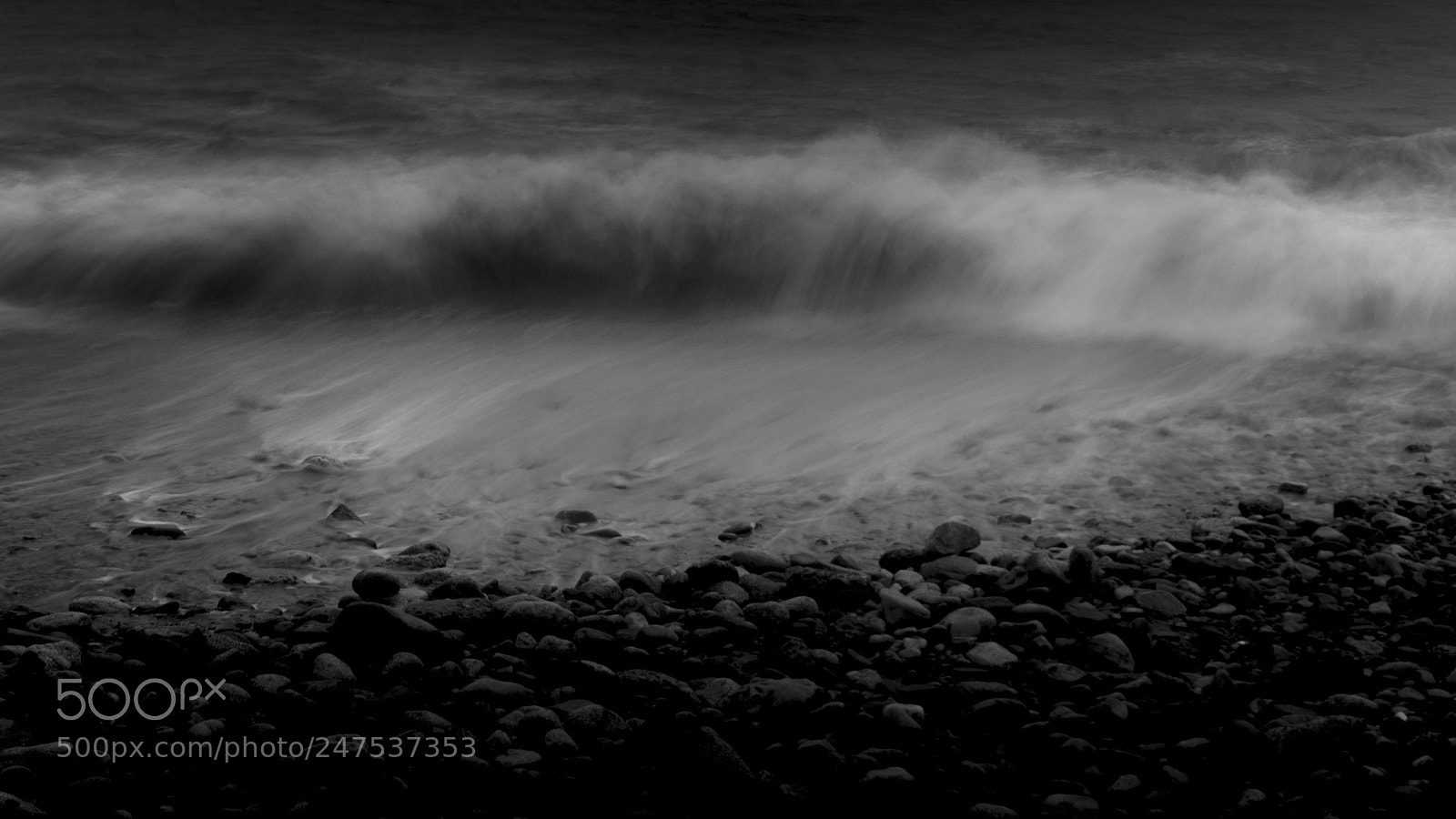 Nikon D5100 sample photo. Black wave photography