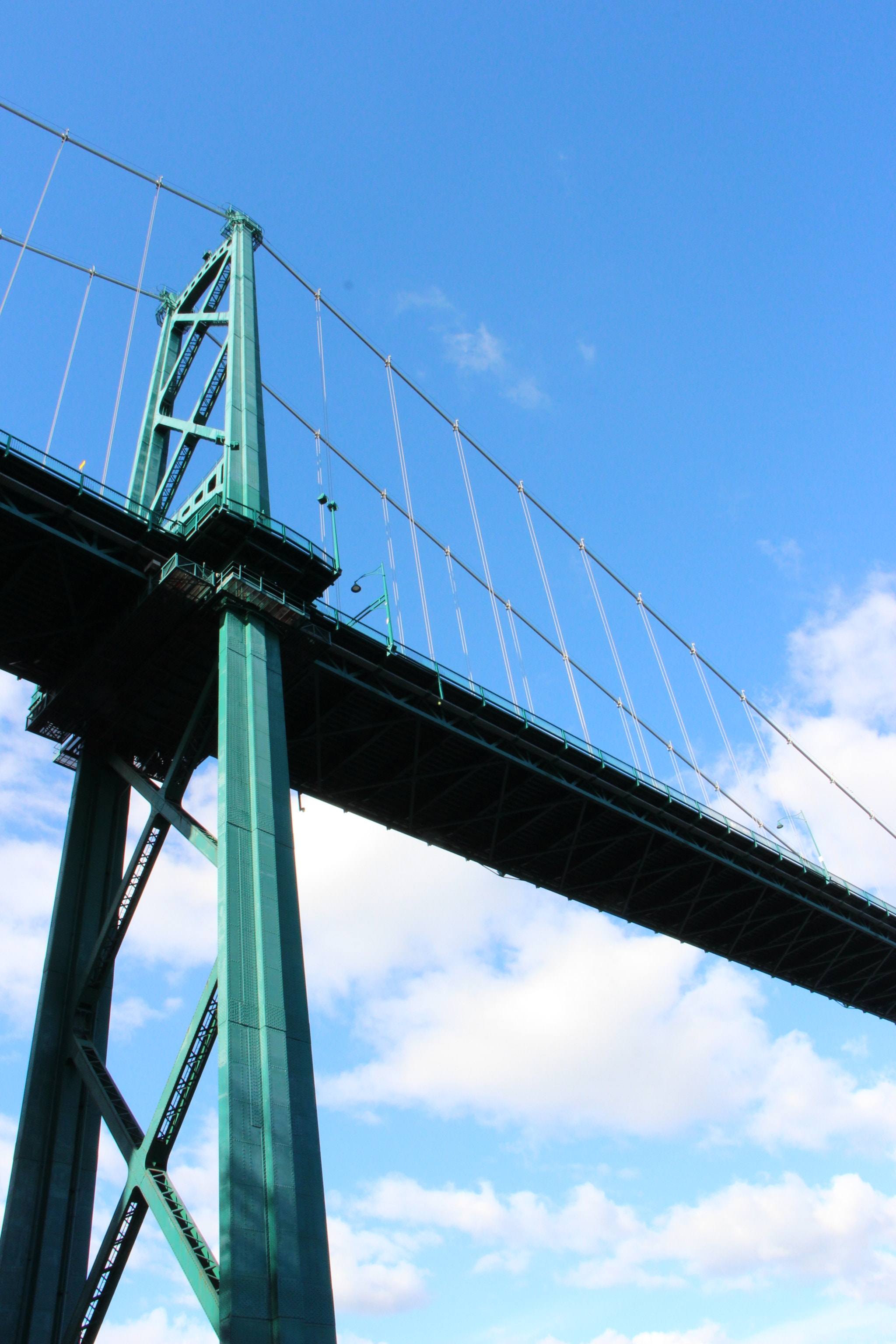 Canon EOS 650D (EOS Rebel T4i / EOS Kiss X6i) sample photo. Ground point of view of lions gate bridge from the stanley park seawall photography