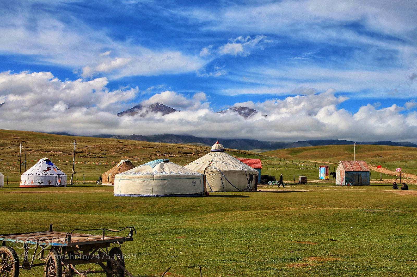 Canon EOS 5D Mark II sample photo. Mongolian yurt on the photography