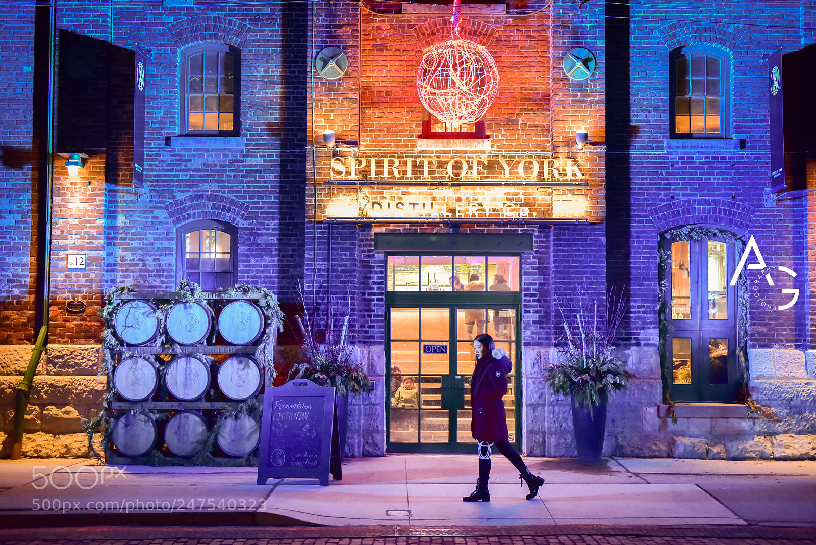 Nikon D810 sample photo. Toronto light festival photography