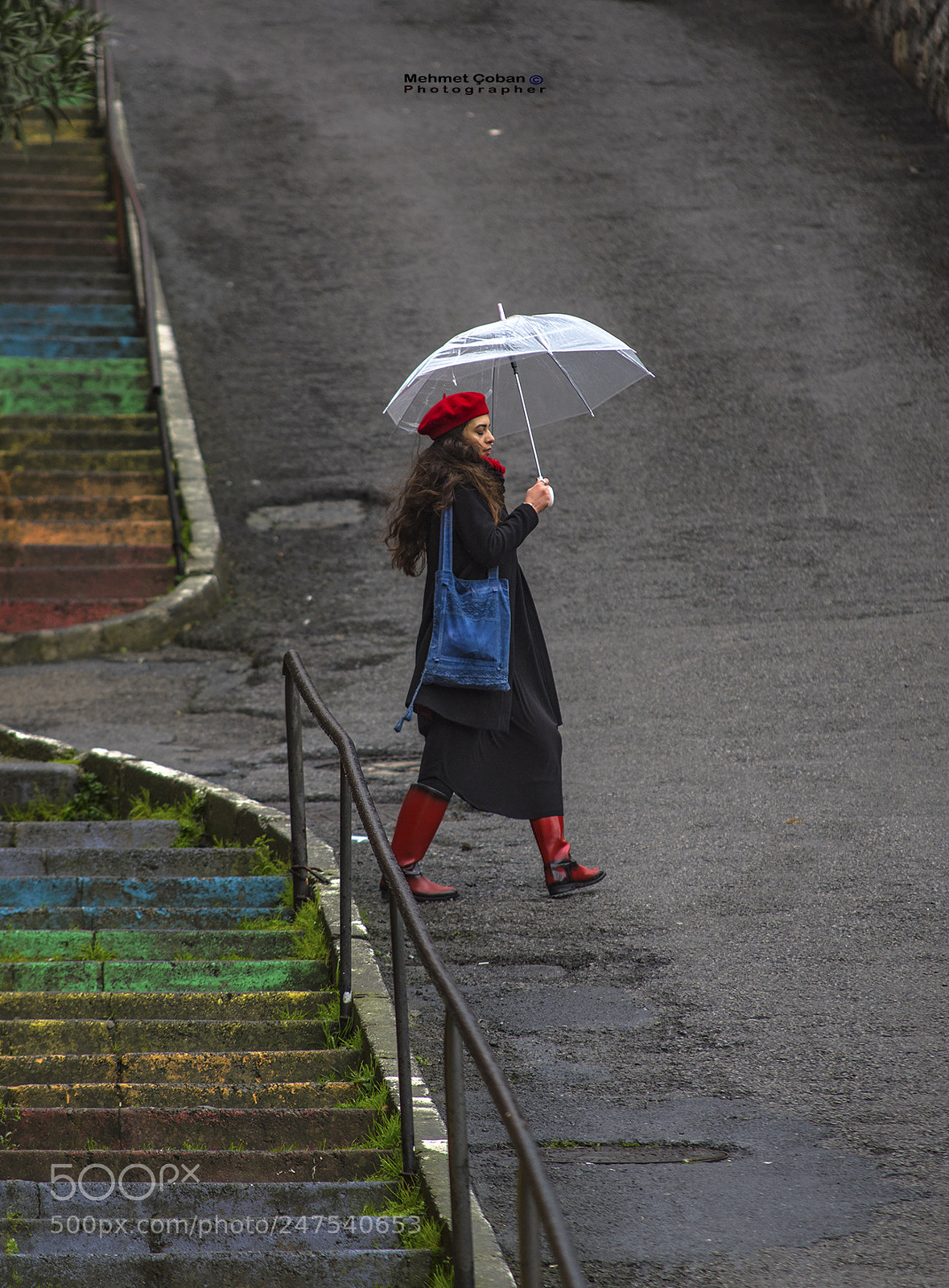 Pentax K-3 II sample photo. Walking with an umbrella photography