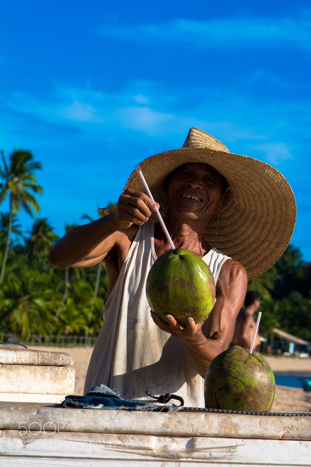 Nikon D7100 sample photo. El vendedor de cocos photography