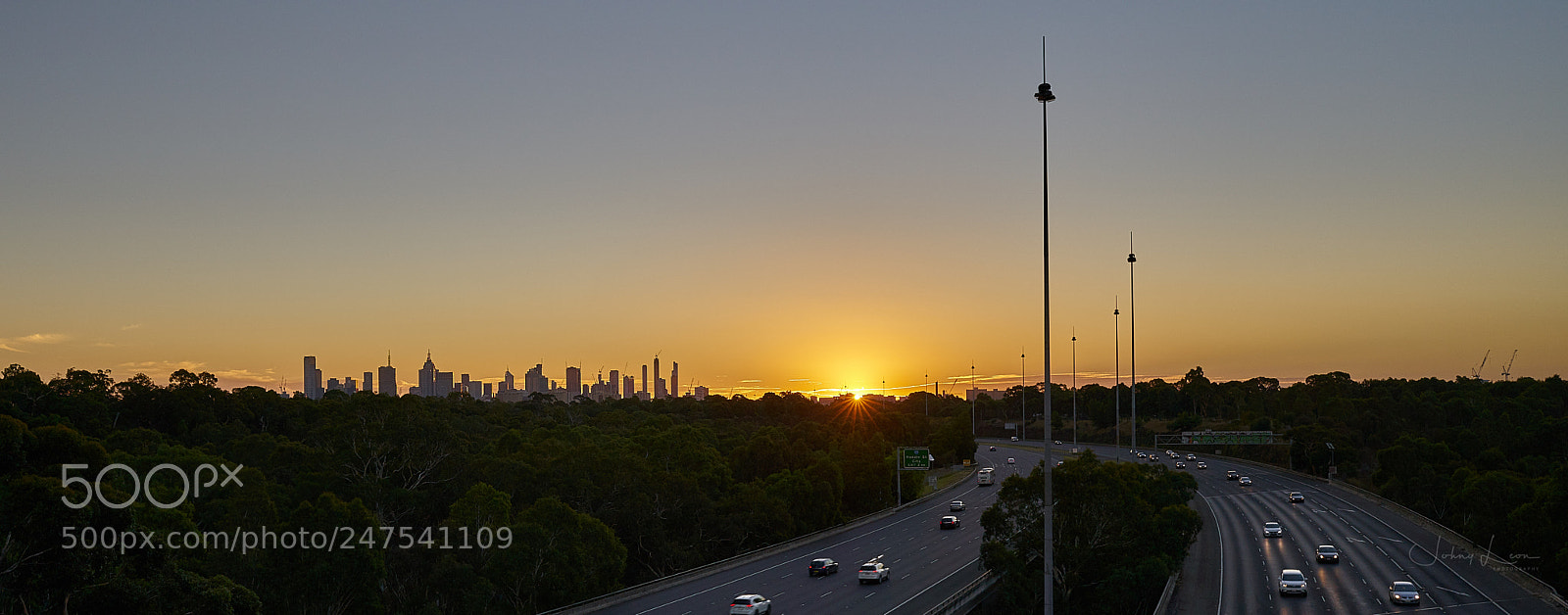 Sony a7R II sample photo. Sunset, yarra blvd, melbourne photography