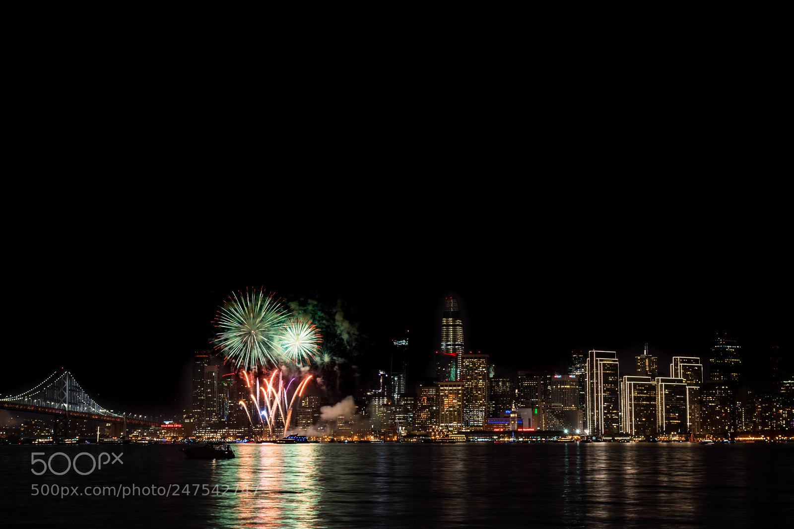 Nikon D5500 sample photo. New year fireworks san photography