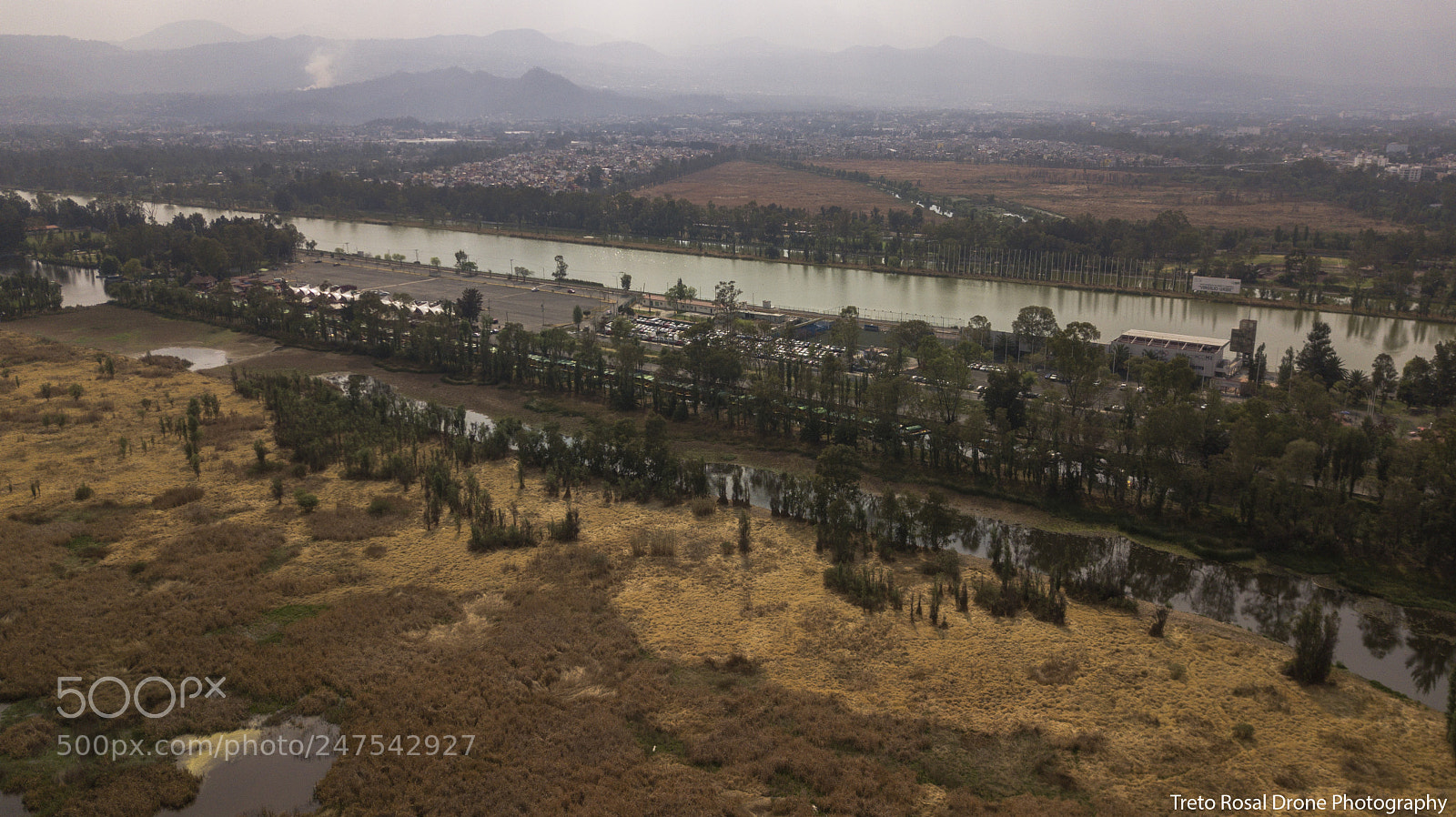 DJI FC220 sample photo. The channel of xochimilco photography