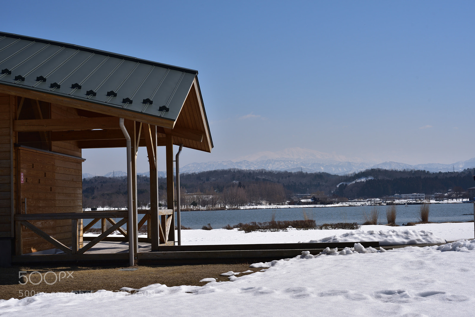 Nikon AF-S Micro-Nikkor 60mm F2.8G ED sample photo. 木場潟　小松（中央が白山） photography