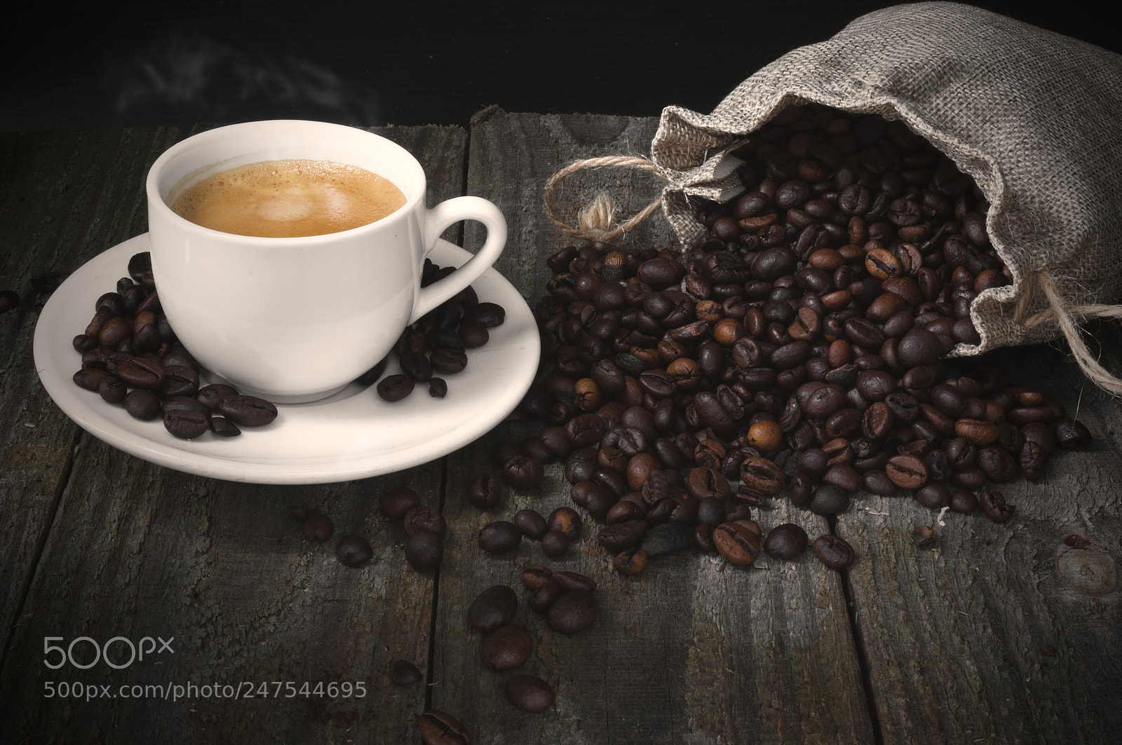 Nikon D300S sample photo. Roasted coffee beans on photography