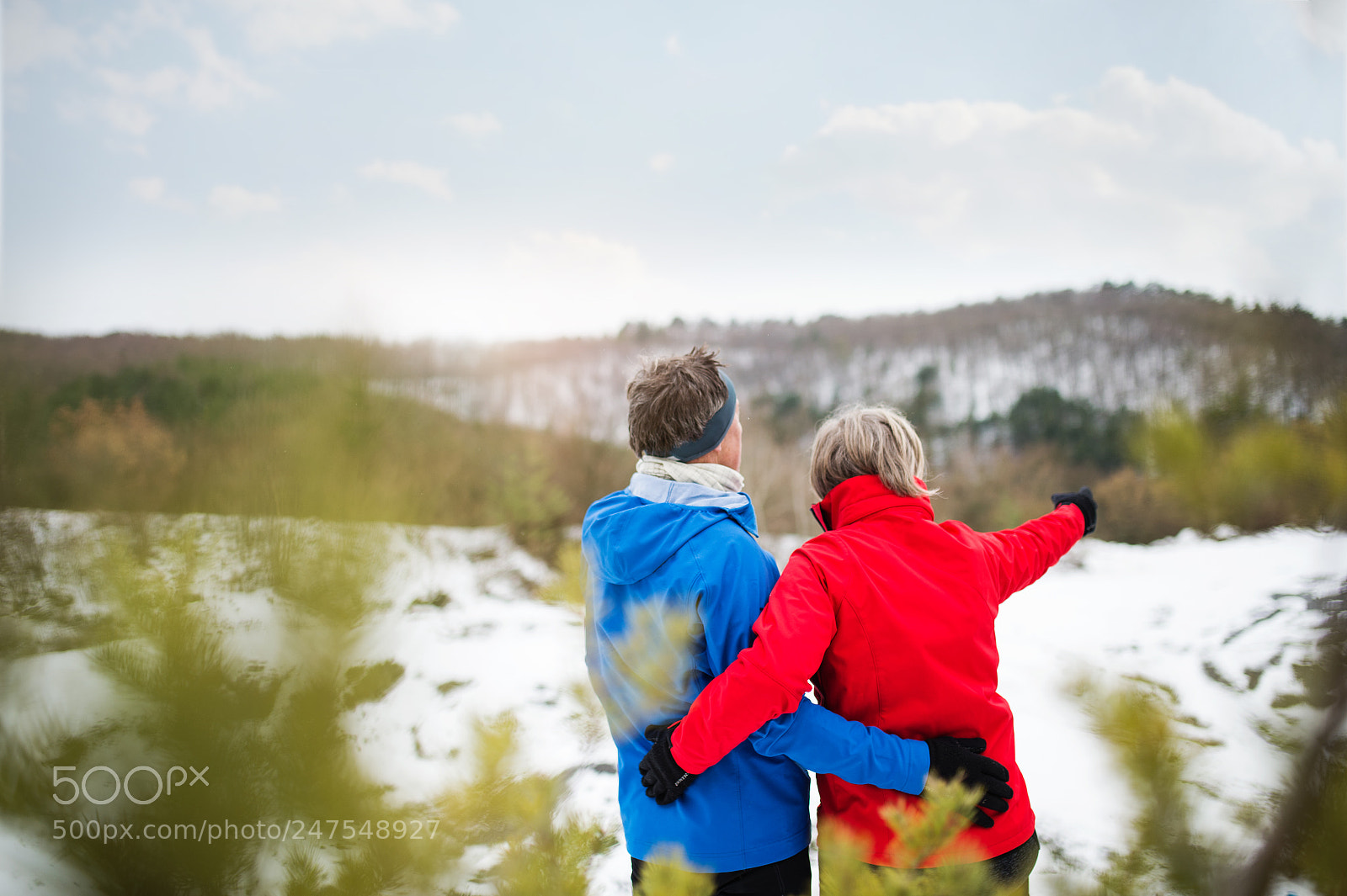 Nikon D4S sample photo. Senior couple jogging in photography