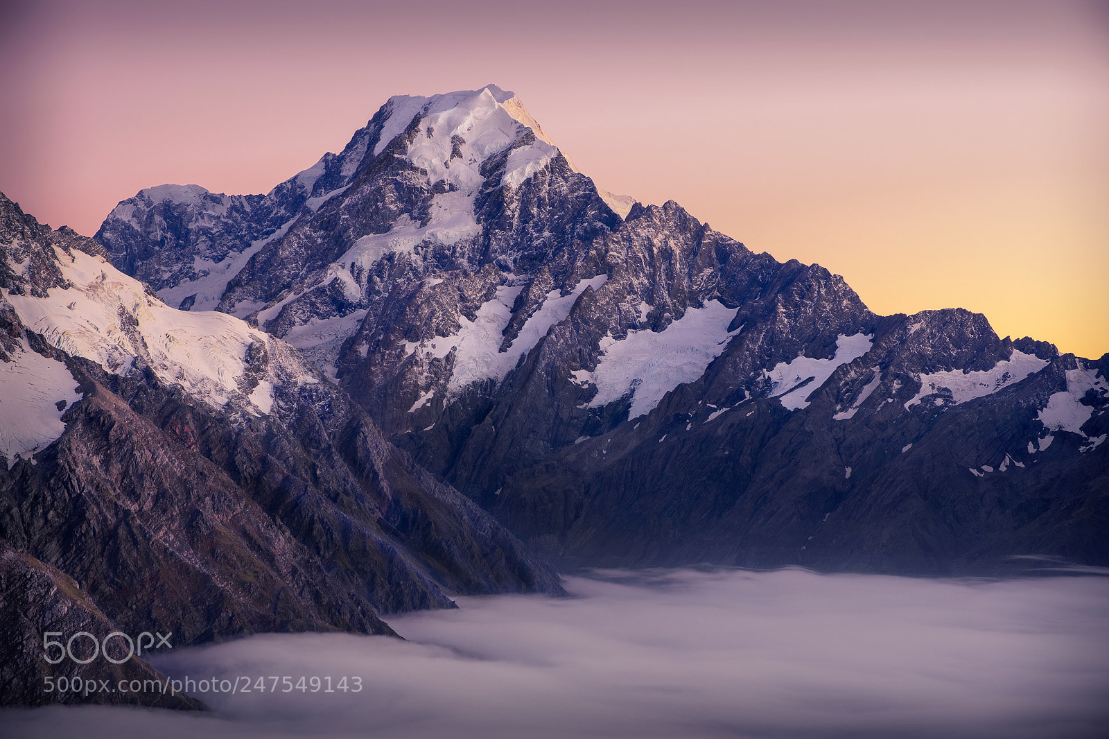 Fujifilm X-T2 sample photo. Mt cook sunrise photography