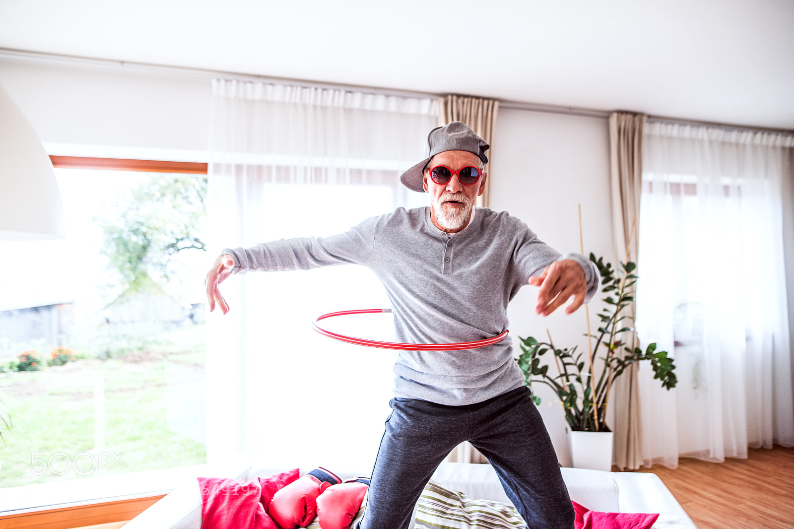 Nikon D5 sample photo. Senior man having fun photography