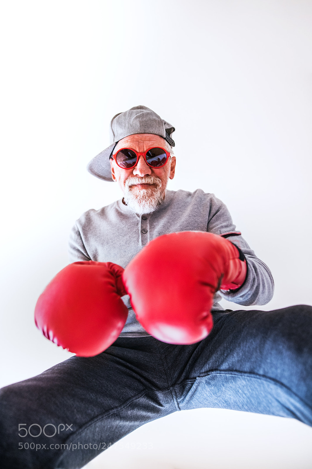Nikon D5 sample photo. Senior man having fun photography