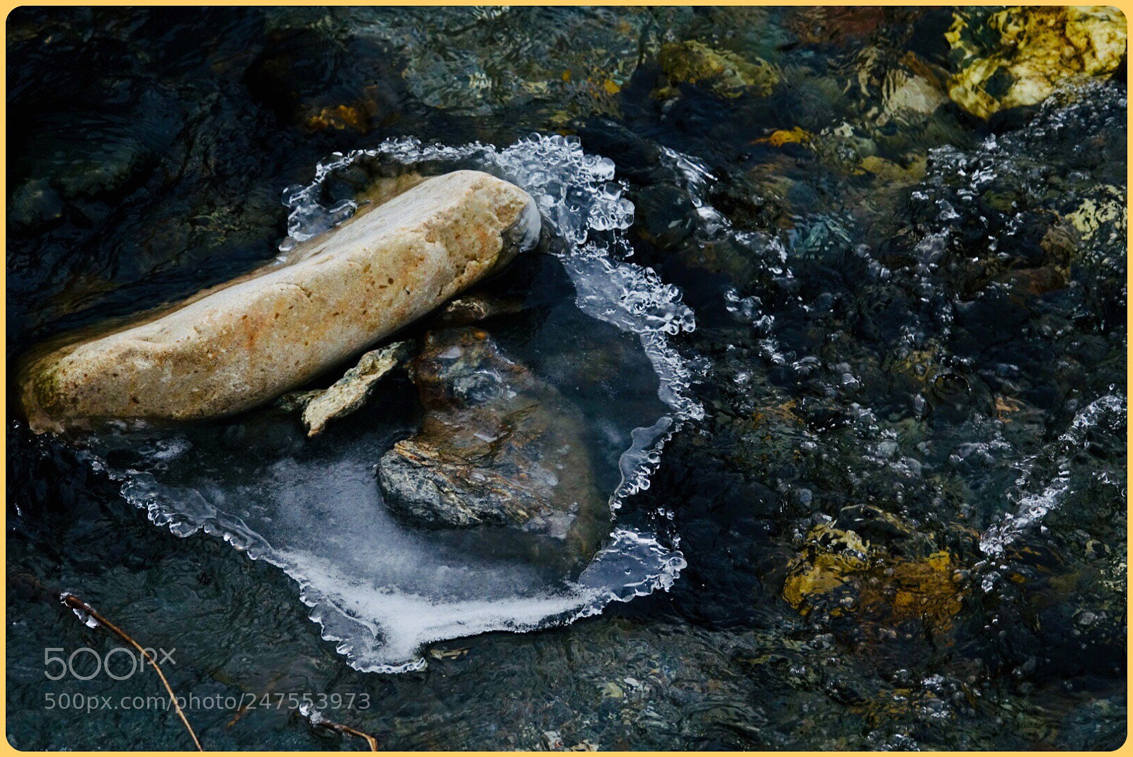 Sony Cyber-shot DSC-RX10 III sample photo. Rocks ,ice & water photography