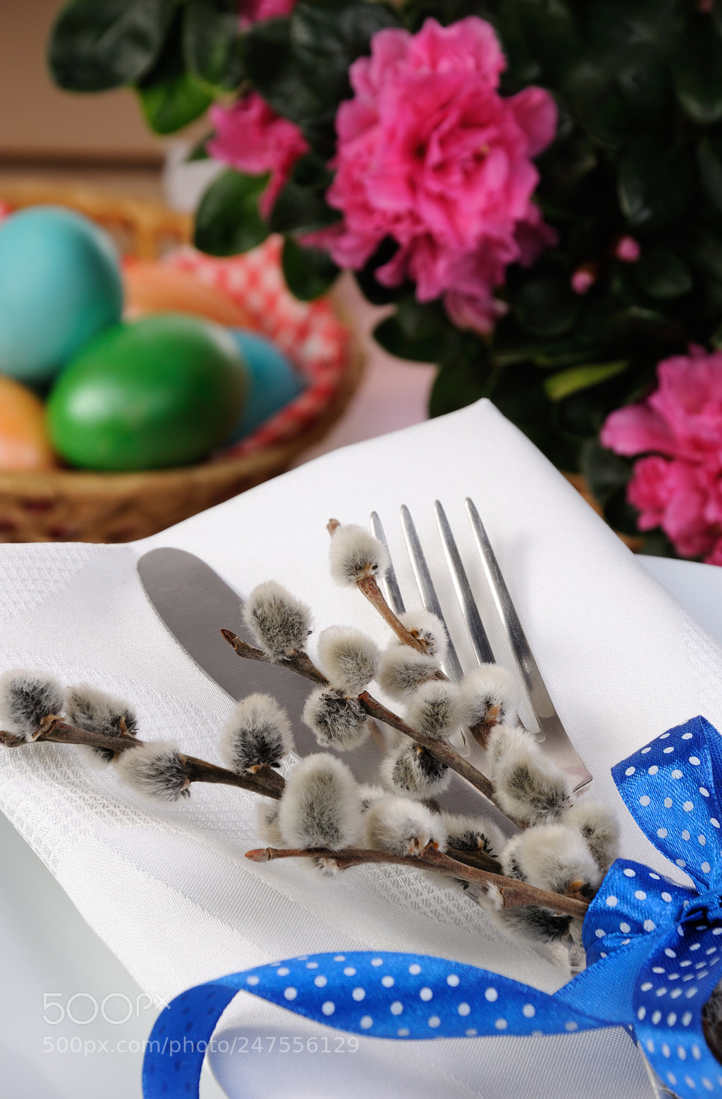 Nikon D90 sample photo. Decorations for easter photography