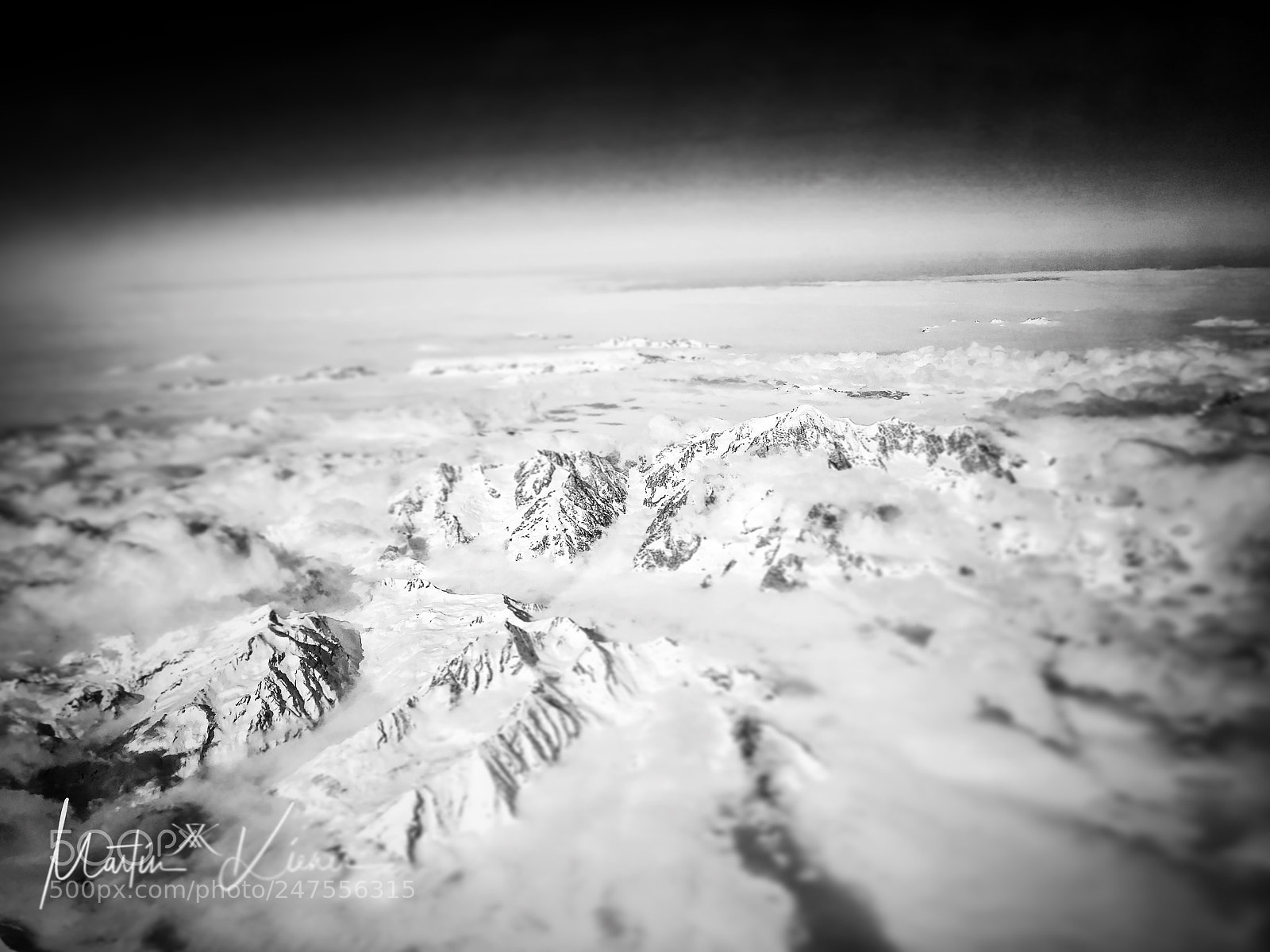 Apple iPhone 8 Plus sample photo. Sunny alps from above photography