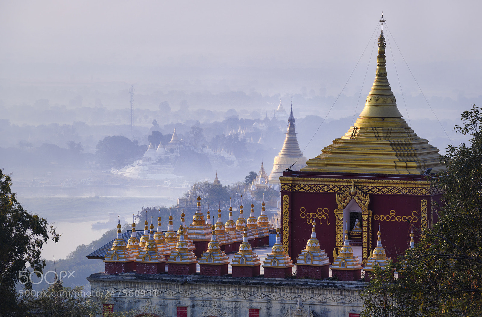Nikon D850 sample photo. Sagaing hill :mandalay ,myanmar photography