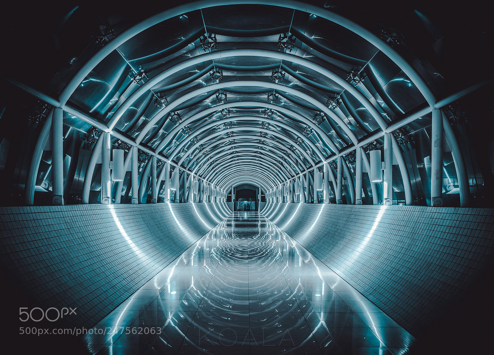 Nikon D810 sample photo. Time & space tunnel photography