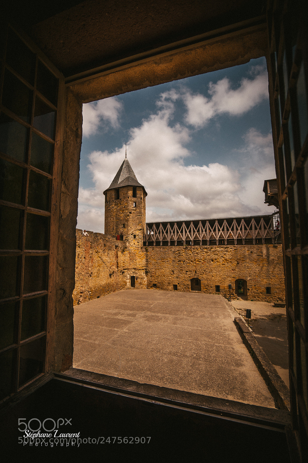 Sony a7 sample photo. Framed castle tower photography