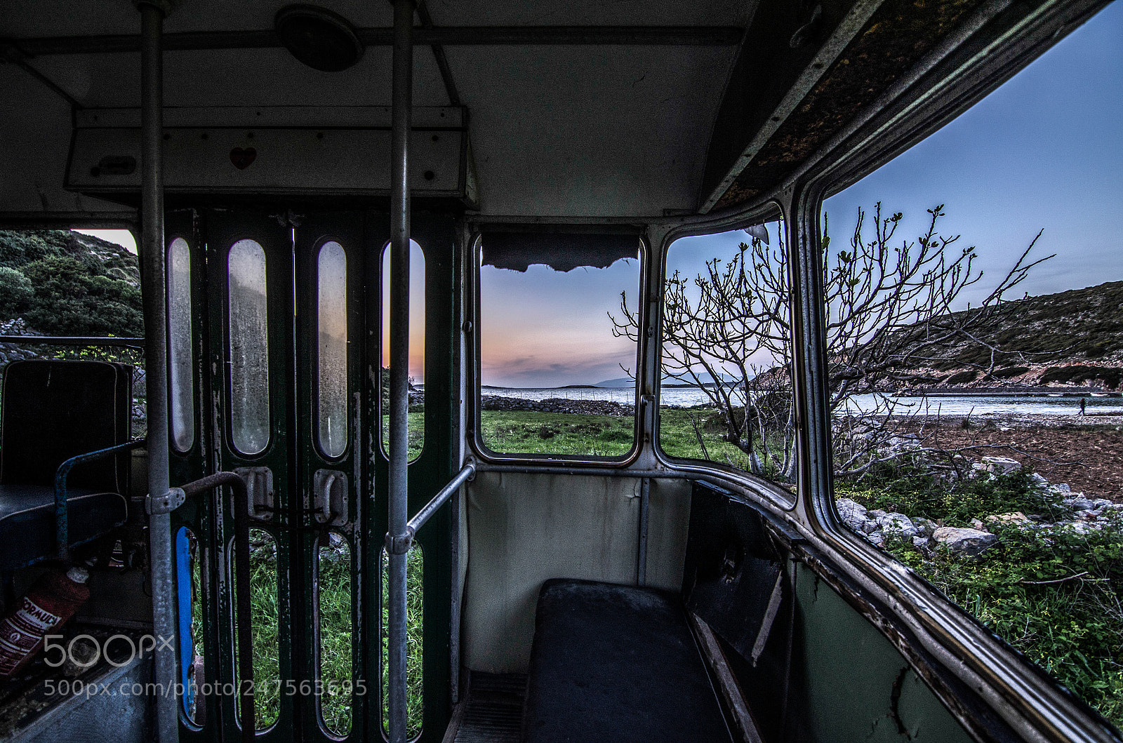 Nikon D5100 sample photo. Dead bus photography