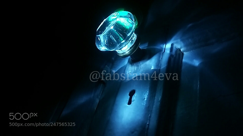 Samsung Galaxy Grand Prime sample photo. Neon glass door light photography