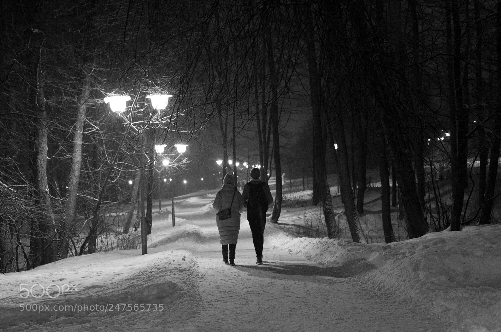Fujifilm X-E1 sample photo. Night walk photography