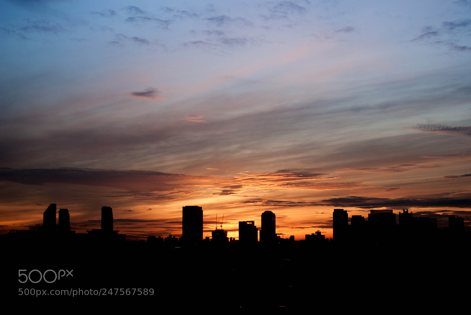 Nikon D60 sample photo. Bangkok city skyline photography