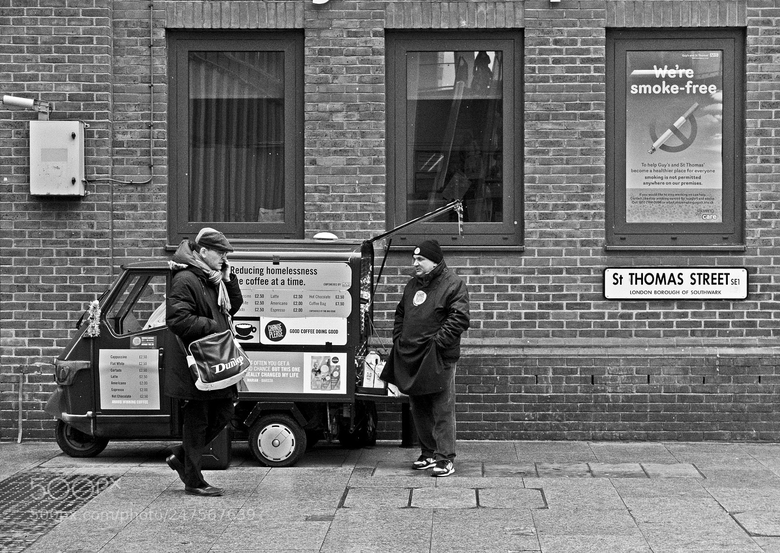 Fujifilm X30 sample photo. The coffee vendor photography