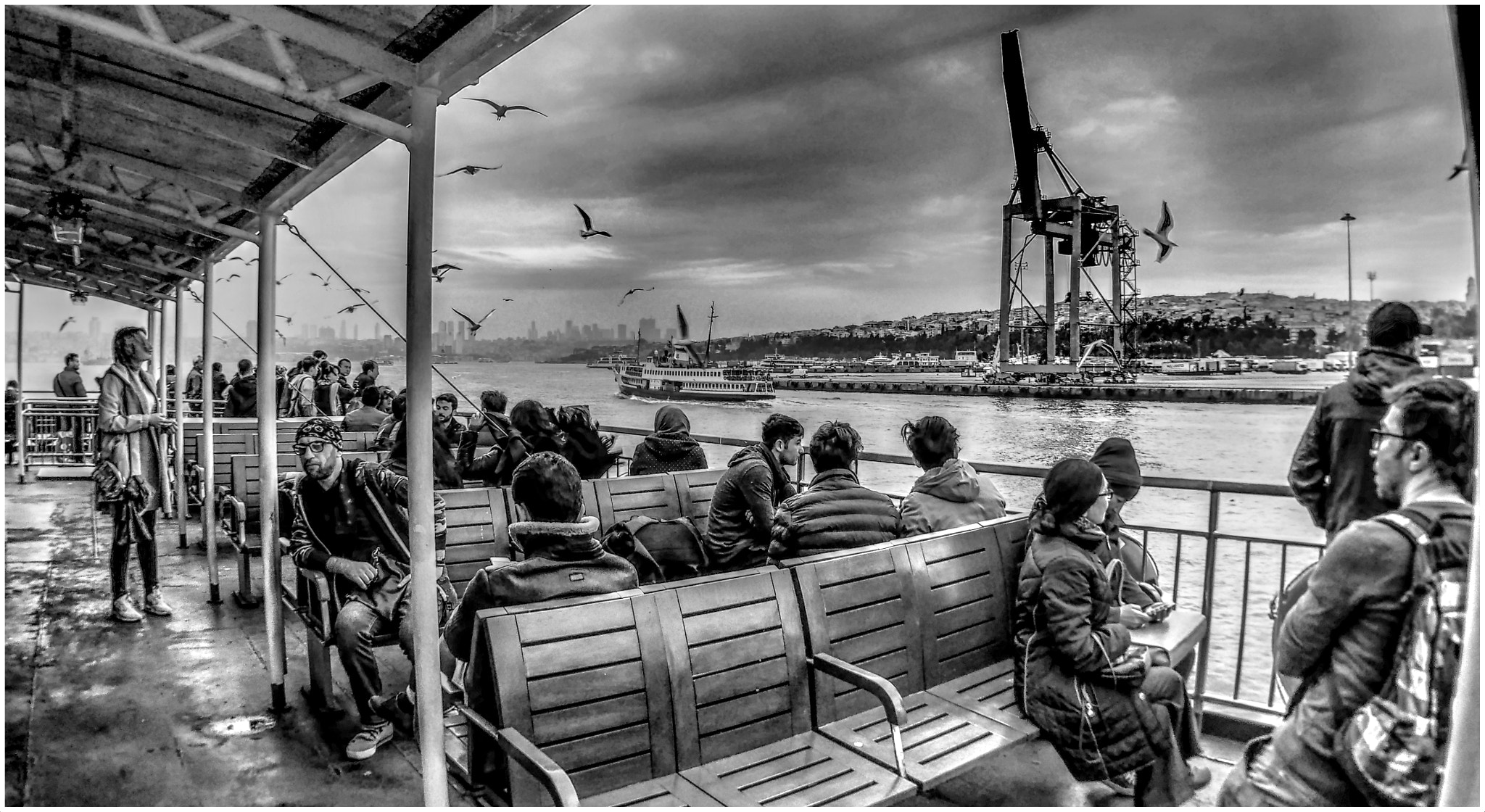 Olympus PEN E-PM2 sample photo. The ferry photography