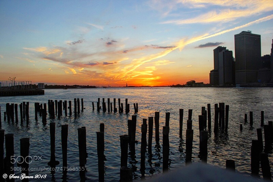 Canon EOS 550D (EOS Rebel T2i / EOS Kiss X4) sample photo. Beautiful new york sunset photography