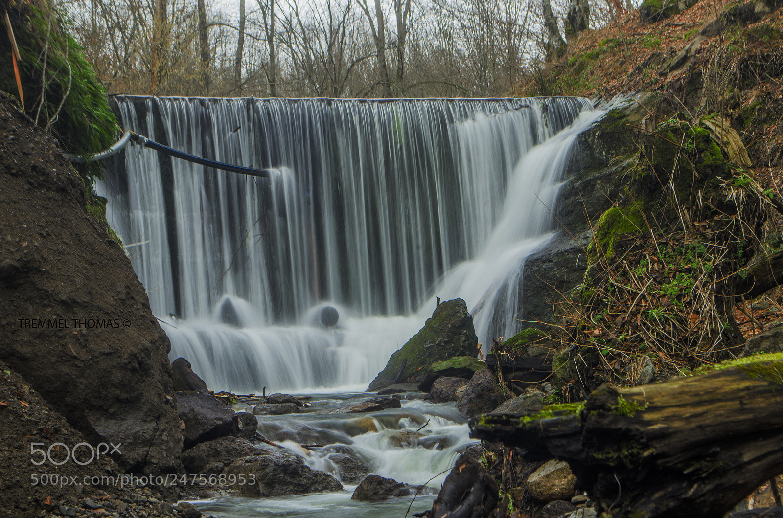 Nikon D5100 sample photo. Waterfall in the middle photography