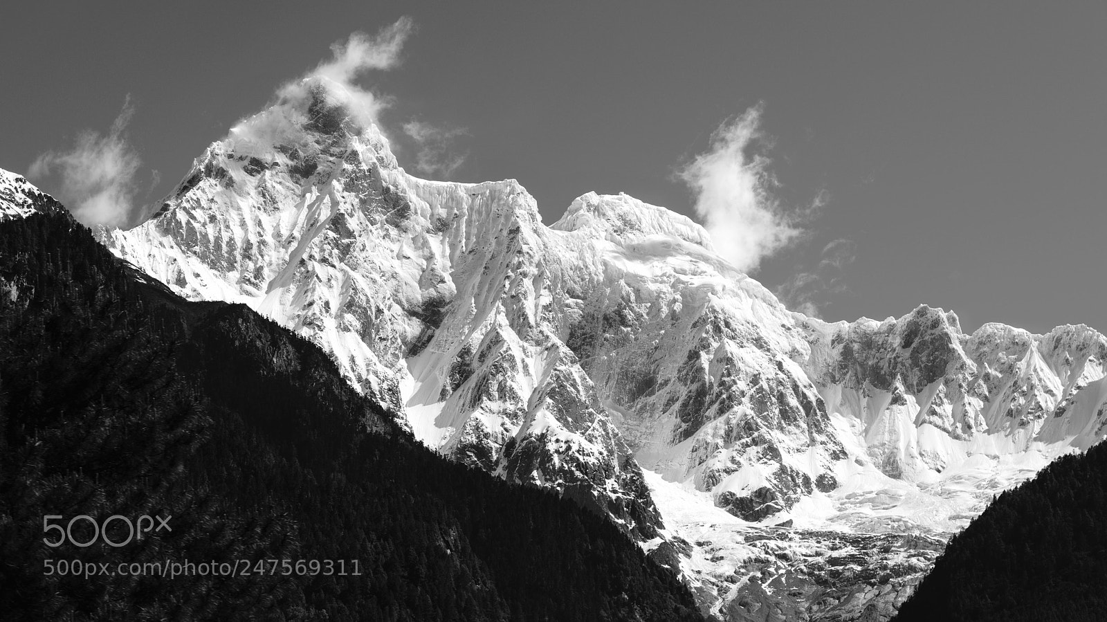 Nikon D810 sample photo. 雪山 photography